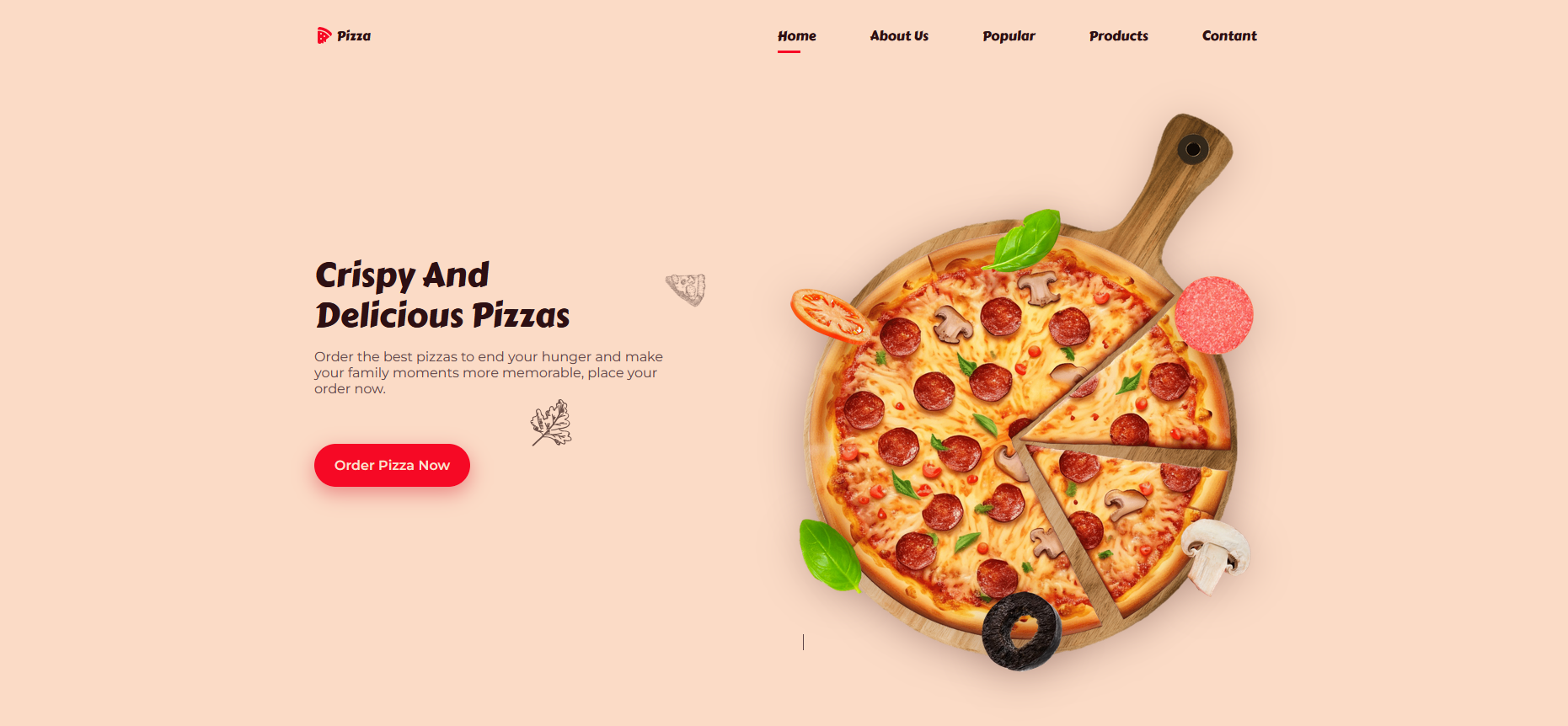 Pizza Website Project